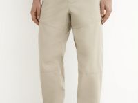 Джоггеры из тонкого твила, Бежевый