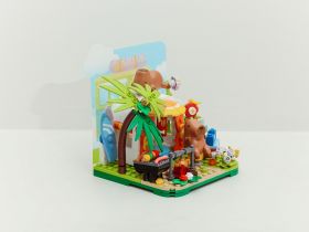 GK003 Конструктор Капибары в кемпинге