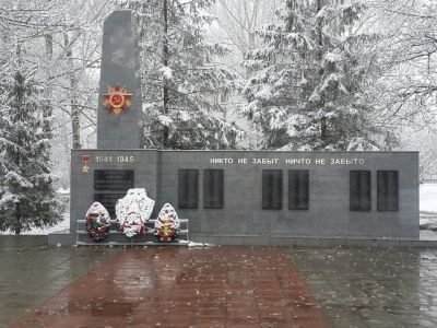 Обелиск воинам, погибшим в годы Великой Отечественной войны