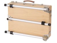 Этюдный ящик Гамма "Большой L03", бук, с алюминиевыми ножками