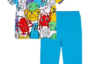 Комплект детский трикотажный для мальчиков: фуфайка (футболка), брюки