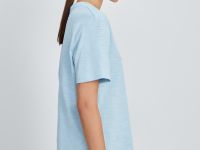 Футболка из хлопка свободного силуэта