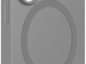 Чехол Samsung Silicone Magnet Case S26 серый