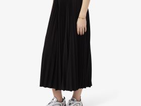 Длинная плиссированная юбка Lacoste с эластичной талией