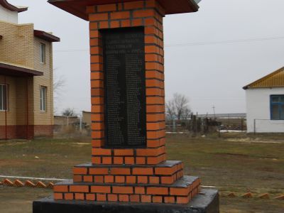 Мемориал погибшим односельчанам в годы Великой Отечественной войны