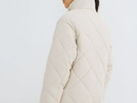 Утеплённая куртка, Бежевый