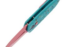 Складной нож Bestech Knives Ququ, сталь 14C28N, рукоять G10, розовый/голубой