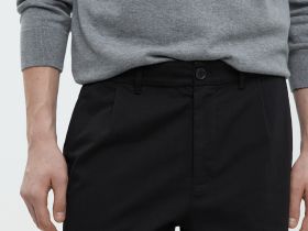 Укороченные брюки широкого кроя