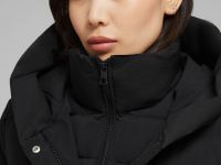 Длинный пуховик с натуральным пухом