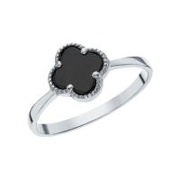 Серебряное кольцо с фианитами