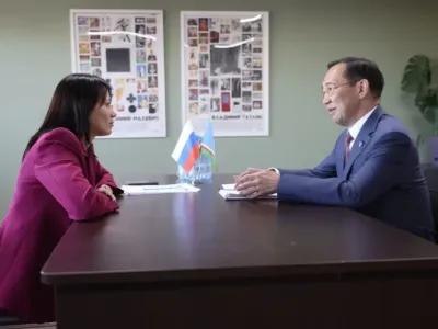 Айсен Николаев провёл рабочую встречу с представителем АНО «АСИ» Ольгой Куриловой