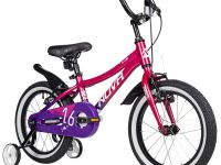 Детский велосипед Novatrack Katrina 16 V-Brake, год 2025, цвет Красный-Фиолетовый