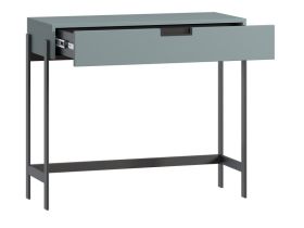 Консоль Лигес 93x40 Серо-зеленый/Черный
