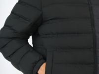 Лёгкая утеплённая куртка, Черный