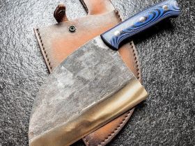 Сербский нож (топорик) Samura MAD BULL, сталь AUS-8, рукоять G10