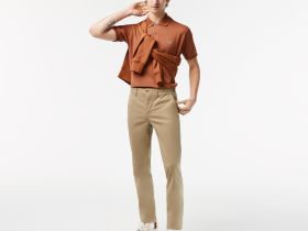 Мужское поло Lacoste L1212 классического кроя