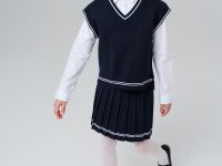 Комплект трикотажный для девочек: кардиган, юбка