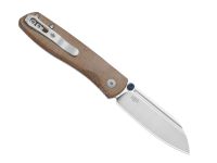Складной нож Kizer Renissance, сталь N690, рукоять микарта, коричневый