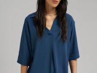 Легкая блузка свободного кроя