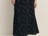 Юбка-миди силуэта трапеция