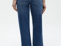 Джинсы wide leg fit женские