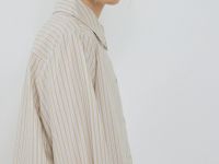 Базовая рубашка в полоску, Зеленый