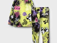 Термокомплект трикот. для девочек: фуфайка (футболка) с длин. рук, брюки для эпизод. использования