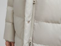 Длинный пуховик с натуральным пухом