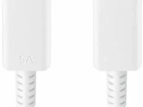 Кабель Samsung Type-C/Type-C 5А 1.0m (белый) (EP-DN975)