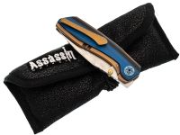 Складной нож Assassin knives Mini Rex, сталь M398, рукоять титан/микарта