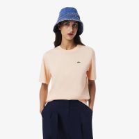 Женская футболка Lacoste свободного кроя из мягкого хлопка