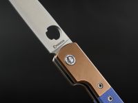 Складной нож Daggerr Corso Blue Micarta Satin, сталь VG-10, рукоять микарта синяя