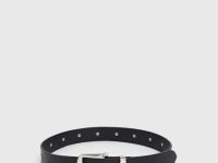 Ремень с декоративными заклёпками, Черный