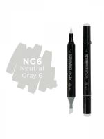 Маркер двухсторонний на спиртовой основе Sketchmarker Brush Цвет Нейтральный серый 6