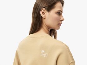 Женская флисовая толстовка Lacoste на молнии