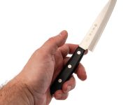 Набор из 2-х кухонных ножей Tojiro TBS-210, сталь VG-10, рукоять дерево, черный