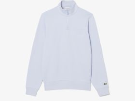 Хлопковая толстовка Lacoste унисекс с воротником-стойкой