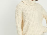 Джемпер свободного силуэта с шерстью