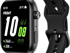 Умные часы HONOR Choice Watch 2i Чёрные с чёрным ремешком