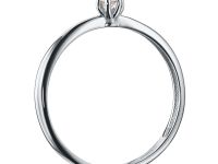 Помолвочное кольцо из белого золота с бриллиантом э4001кц02134400