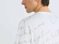 Футболка с принтом, Белый