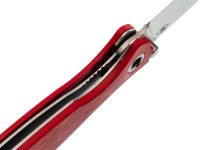 Складной нож Reptilian "Лаврак", сталь VG10, рукоять G10, красный