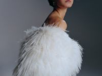 Шуба из искусственного меха, Бежевый