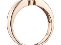 Кольцо из красного золота с бриллиантом э0201кц12154000