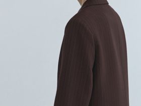 Двубортный жакет, Коричневый