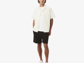 Мужская футболка Lacoste из текстурированного хлопка