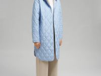 Стеганое пальто с водоотталкивающей пропиткой