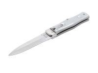 Нож автоматический Mikov Predator, сталь 420, рукоять серый пластик