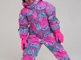 Зимний комбинезон из мембранной ткани для девочки