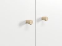 Распашной шкаф Дикинс 2-85x190 Береза/Белый